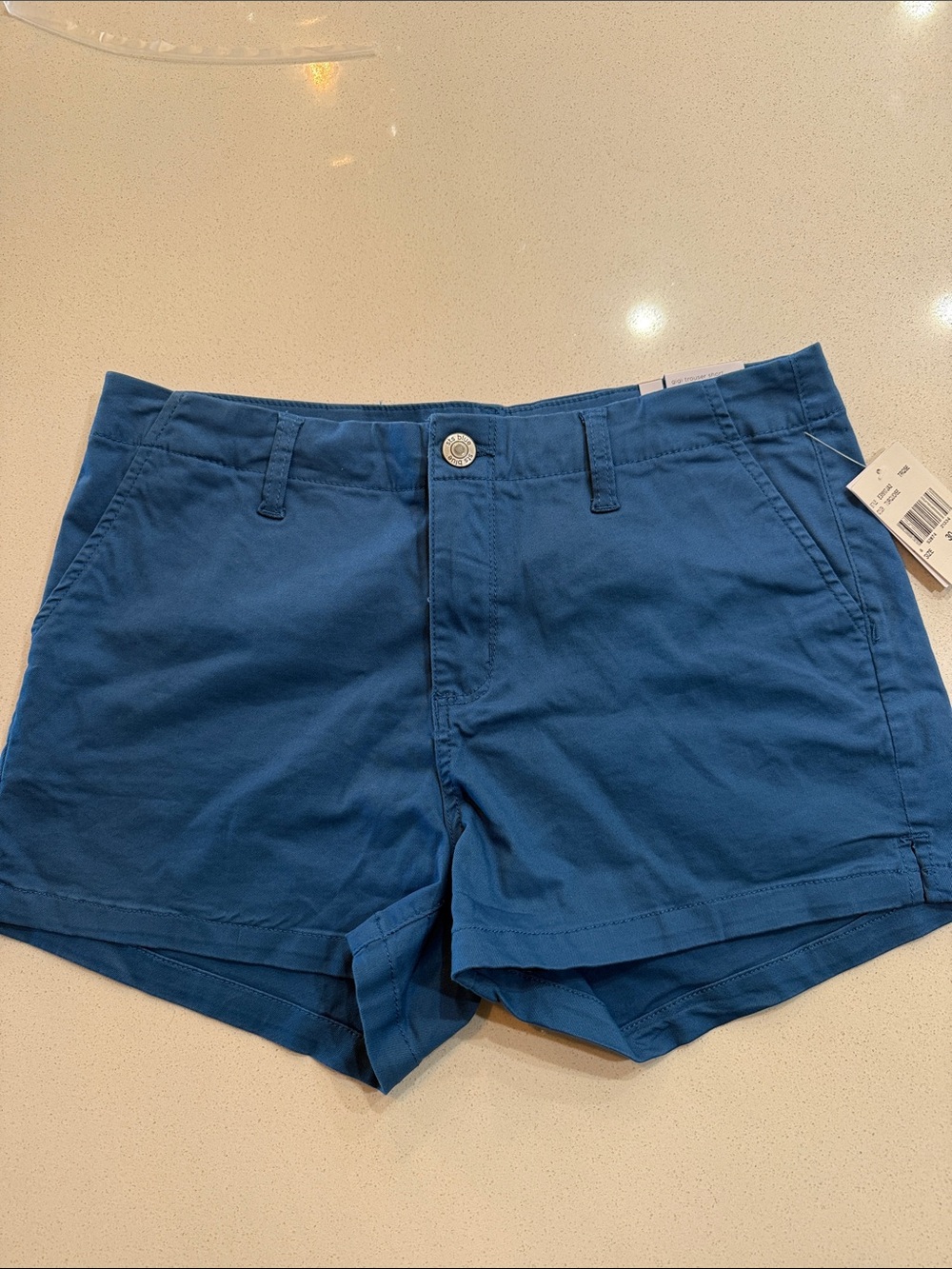 STS Blue Women’s Blue Turquoise Cotton Blend Casual Shorts Size 30 NWT